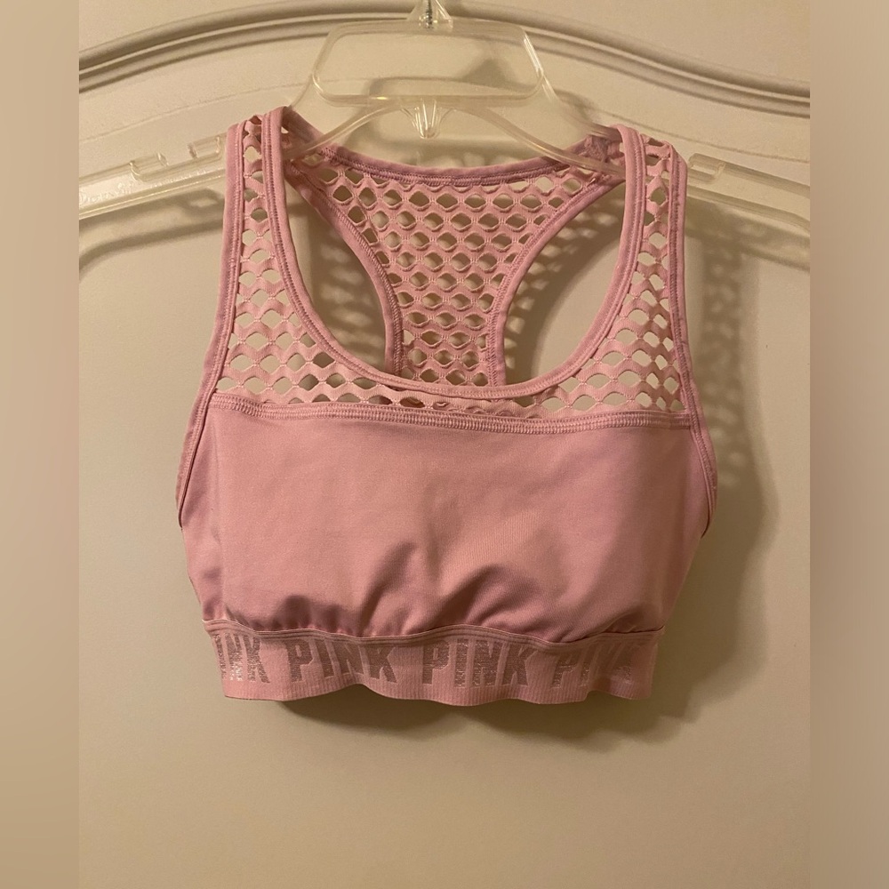 Victoria Secret Pink Ultimate Mesh Racerback Size S